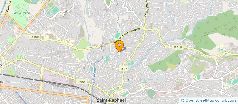 localisation de l'entreprise MONSIEUR PIERRE MONTINY à SAINT-RAPHAEL
