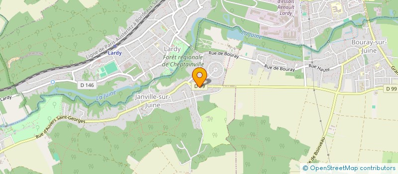 localisation de l'entreprise MONSIEUR PIERRE MONTREAU  JANVILLE-SUR-JUINE