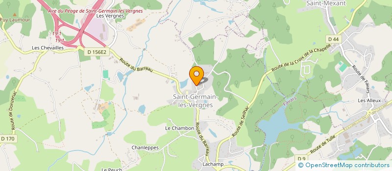 localisation de l'entreprise MONSIEUR PIERRE MONZAT  SAINT-GERMAIN-LES-VERGNES