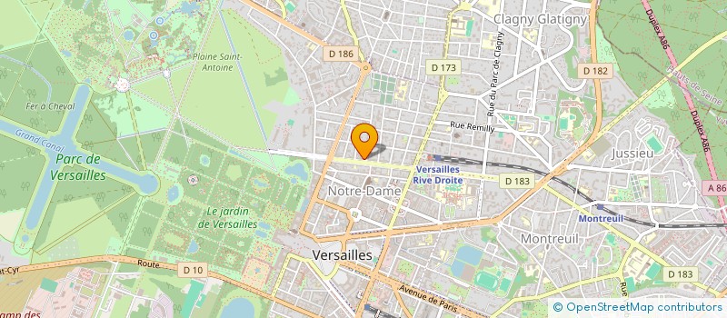 localisation de l'entreprise MONSIEUR PIERRE MORAILLON à VERSAILLES