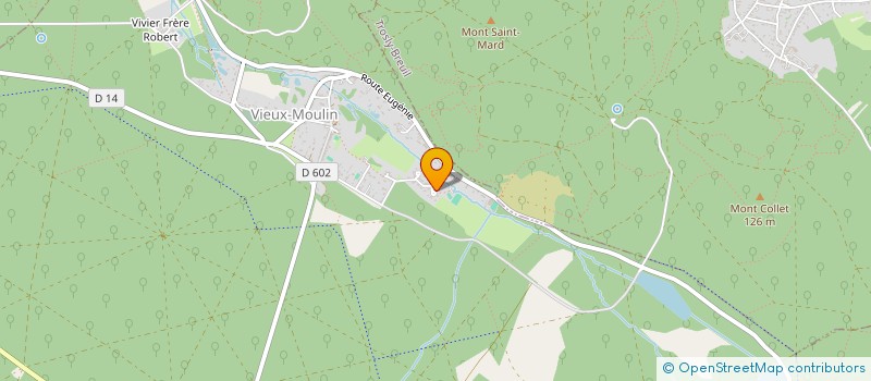 localisation de l'entreprise MONSIEUR PIERRE MORANT  VIEUX-MOULIN