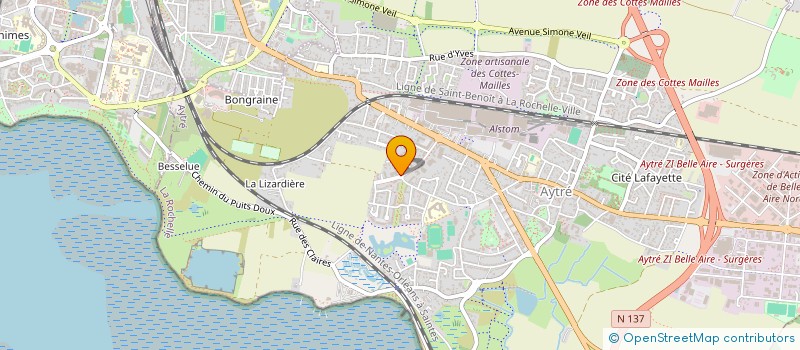 localisation de l'entreprise MONSIEUR PIERRE MOREAU  AYTRE