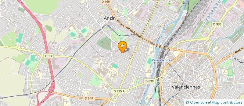 localisation de l'entreprise MONSIEUR PIERRE MOREAU  VALENCIENNES