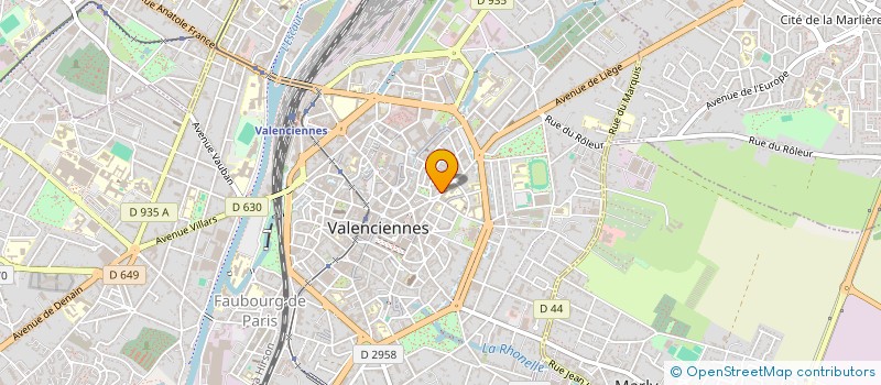 localisation de l'entreprise MONSIEUR PIERRE MOREAU à VALENCIENNES