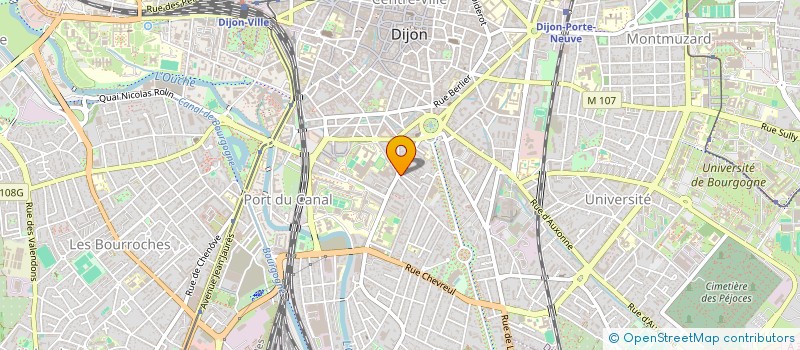 localisation de l'entreprise MONSIEUR PIERRE MOREAU à DIJON