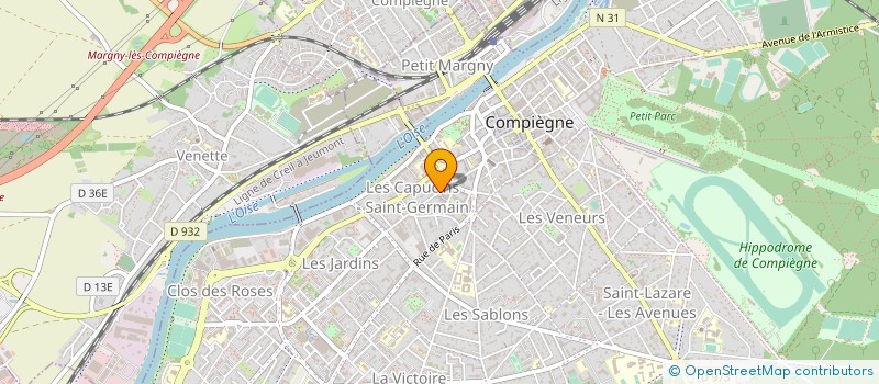 localisation de l'entreprise MONSIEUR PIERRE MOREL à COMPIEGNE