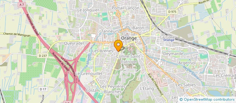 localisation de l'entreprise MONSIEUR PIERRE MOREL à ORANGE