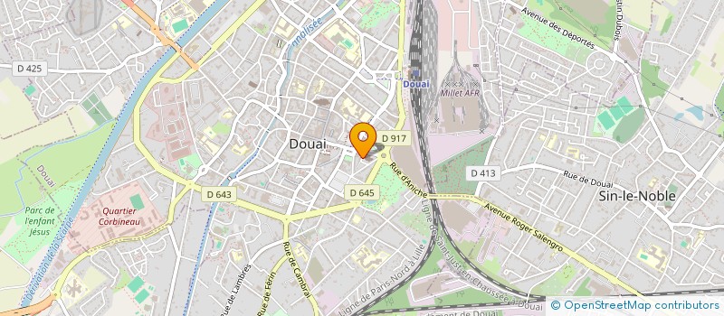 localisation de l'entreprise MONSIEUR PIERRE MOREL à DOUAI