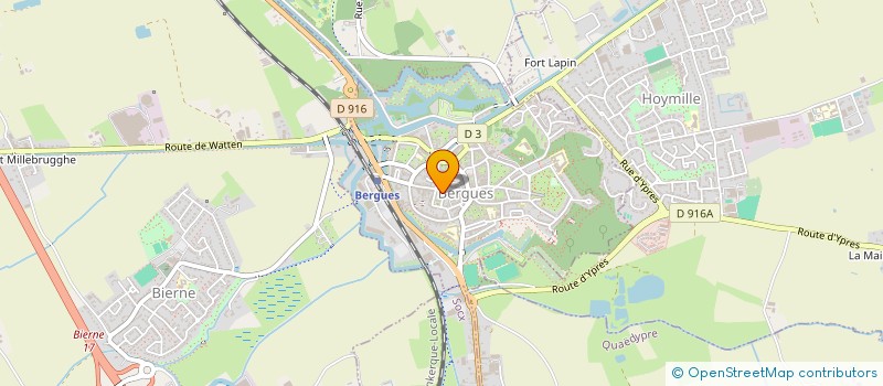 localisation de l'entreprise MONSIEUR PIERRE MOREL  BERGUES