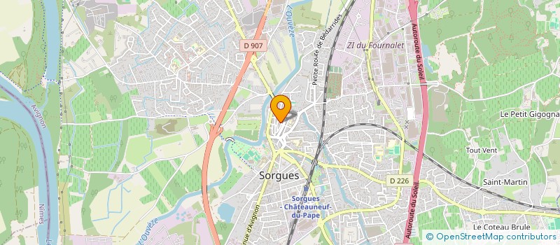 localisation de l'entreprise MONSIEUR PIERRE MOREL  SORGUES