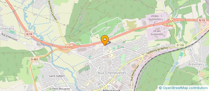 localisation de l'entreprise MONSIEUR PIERRE MOREL  HERICOURT