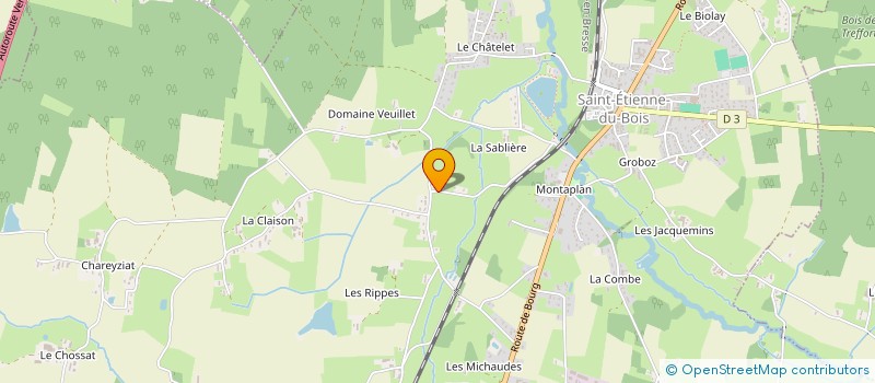 localisation de l'entreprise MONSIEUR PIERRE MOREL  SAINT-ETIENNE-DU-BOIS