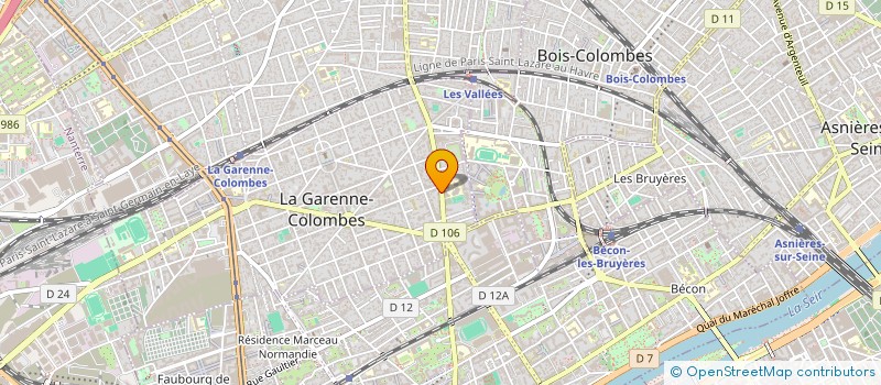 localisation de l'entreprise MONSIEUR PIERRE MORELLI à LA GARENNE-COLOMBES