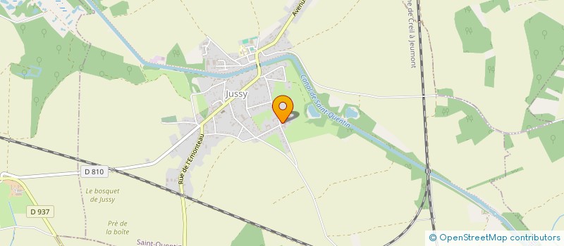 localisation de l'entreprise MONSIEUR PIERRE MORET  JUSSY