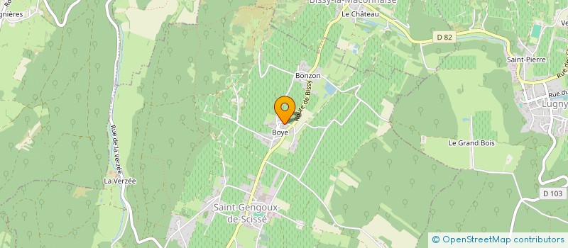 localisation de l'entreprise MONSIEUR PIERRE MORETEAU à SAINT-GENGOUX-DE-SCISSE