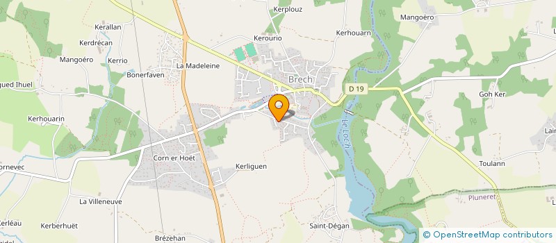 localisation de l'entreprise MONSIEUR PIERRE MORFOISSE  BRECH