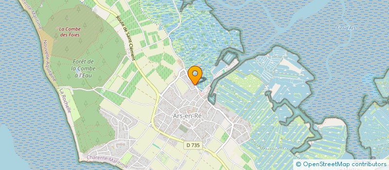 localisation de l'entreprise MONSIEUR PIERRE MORICET  ARS-EN-RE