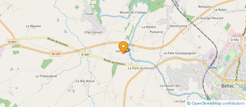 localisation de l'entreprise MONSIEUR PIERRE MORICHON à PEYRAT-DE-BELLAC