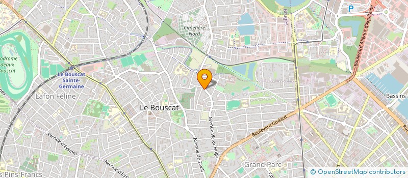 localisation de l'entreprise MONSIEUR PIERRE MORIN  LE BOUSCAT