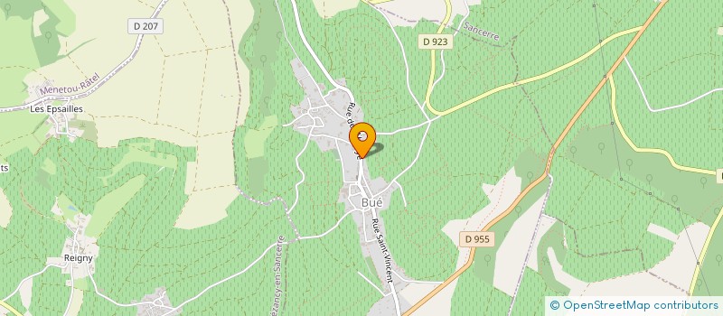 localisation de l'entreprise MONSIEUR PIERRE MORIN  BUE