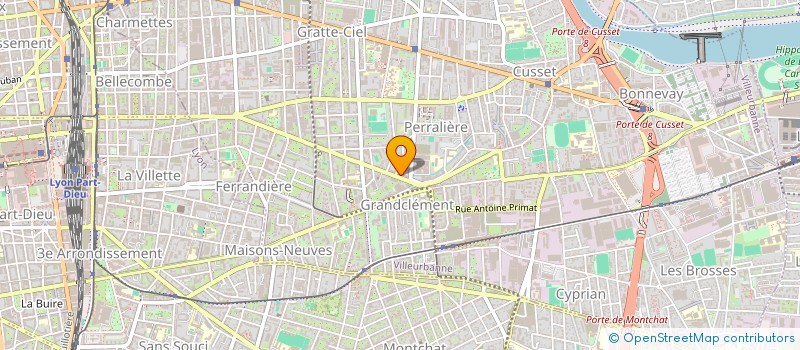 localisation de l'entreprise MONSIEUR PIERRE MORIN à VILLEURBANNE