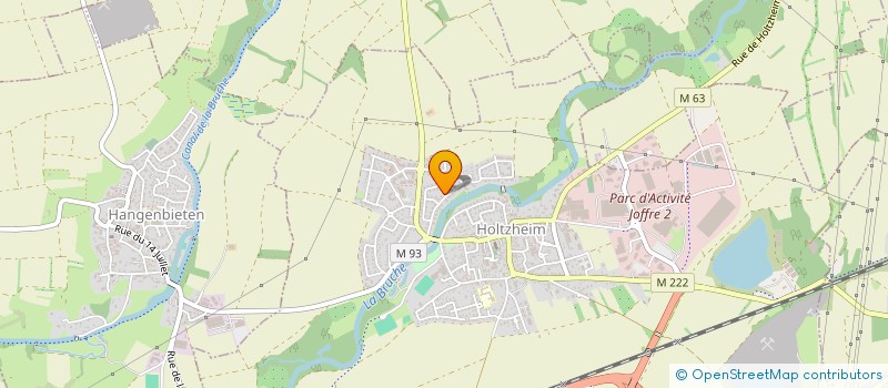 localisation de l'entreprise MONSIEUR PIERRE MORITZ  HOLTZHEIM