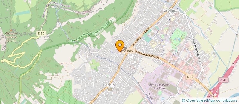 localisation de l'entreprise MONSIEUR PIERRE MORTIMORE à CROLLES