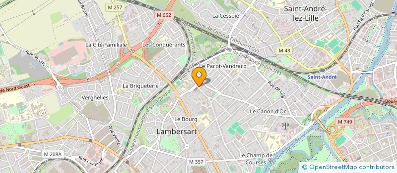 localisation de l'entreprise MONSIEUR PIERRE MOTTE à LAMBERSART