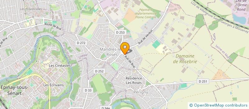 localisation de l'entreprise MONSIEUR PIERRE MOTTEAU à MANDRES-LES-ROSES