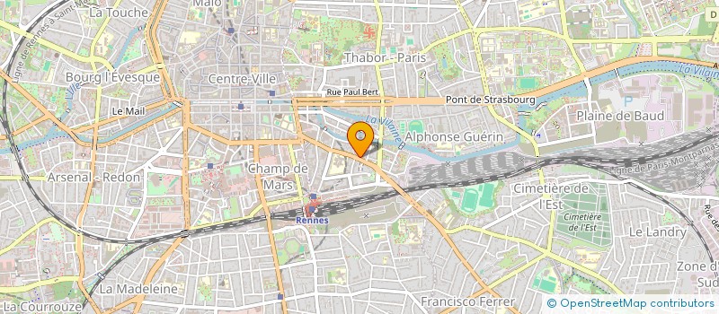 localisation de l'entreprise MONSIEUR PIERRE MOUAZAN  RENNES