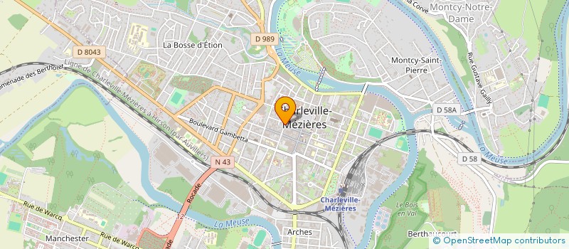 localisation de l'entreprise MONSIEUR PIERRE MOUCHE à CHARLEVILLE-MEZIERES
