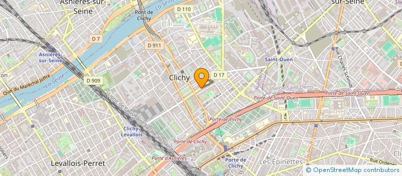 localisation de l'entreprise MONSIEUR PIERRE MOUILHADE à CLICHY