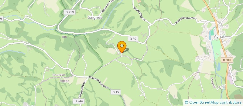 localisation de l'entreprise MONSIEUR PIERRE MOULENE  SAIGNES