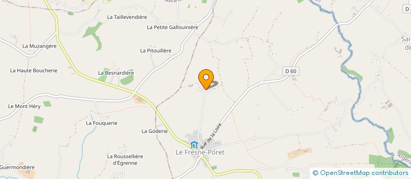 localisation de l'entreprise MONSIEUR PIERRE MOULIN à LE FRESNE-PORET