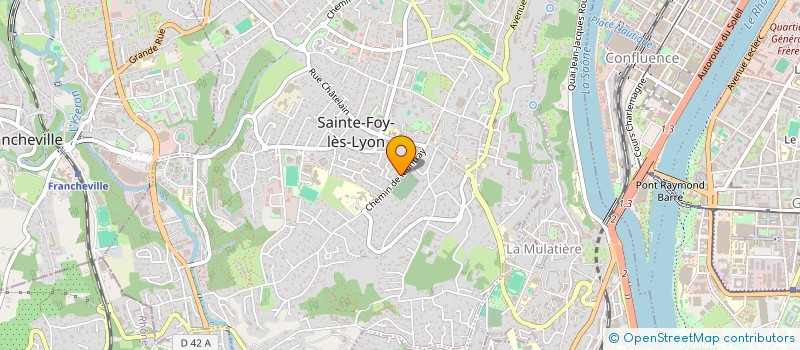 localisation de l'entreprise MONSIEUR PIERRE MOULIN  SAINTE-FOY-LES-LYON