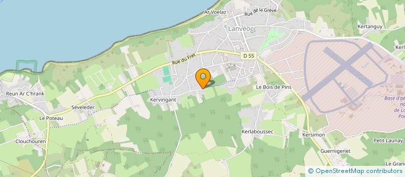 localisation de l'entreprise MONSIEUR PIERRE MOULLEC  LANVEOC