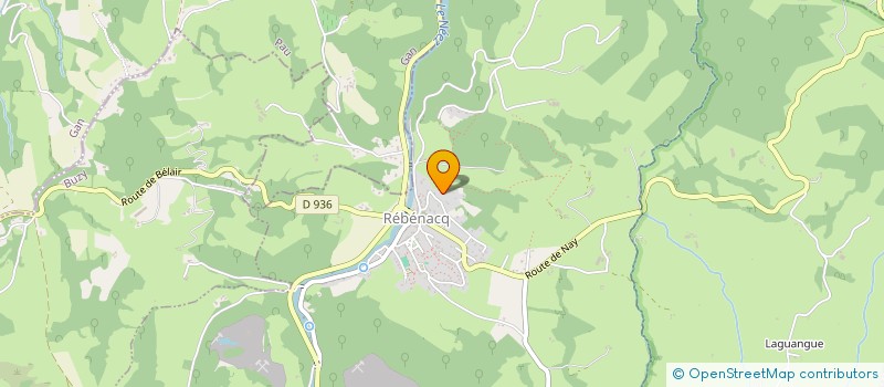 localisation de l'entreprise MONSIEUR PIERRE MOULUQUET  REBENACQ