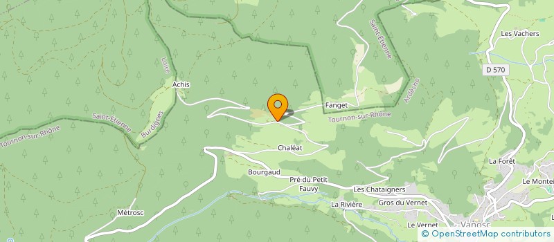 localisation de l'entreprise MONSIEUR PIERRE MOUNIER  VANOSC