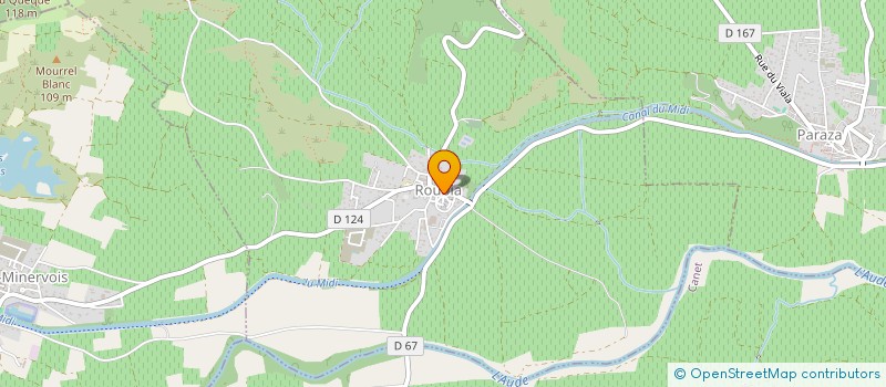 localisation de l'entreprise MONSIEUR PIERRE MOUSSAOUI  ROUBIA