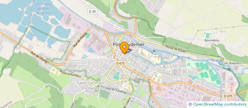 localisation de l'entreprise MONSIEUR PIERRE MOUTAUD à PONT-AUDEMER