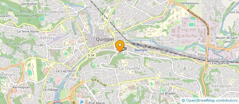 localisation de l'entreprise MONSIEUR PIERRE MUCKENSTURM  QUIMPER