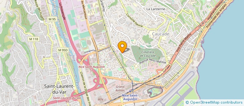 localisation de l'entreprise MONSIEUR PIERRE MULIER à NICE