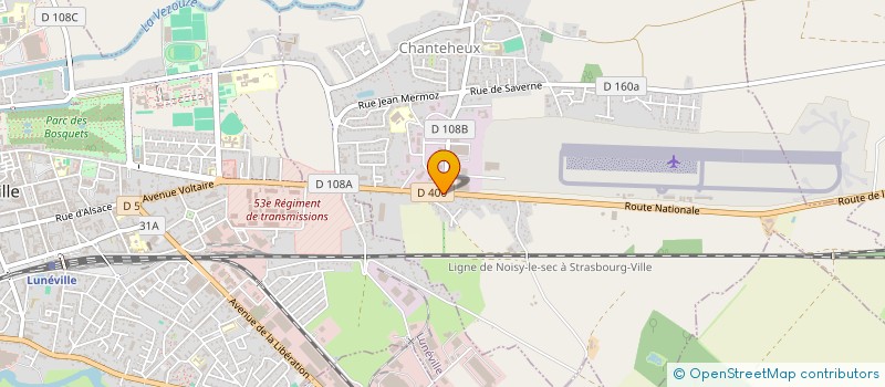 localisation de l'entreprise MONSIEUR PIERRE MULLER  MONCEL-LES-LUNEVILLE