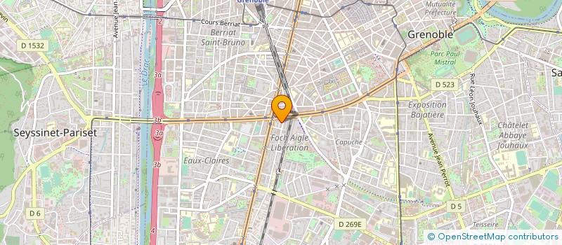 localisation de l'entreprise MONSIEUR PIERRE MULLER à GRENOBLE