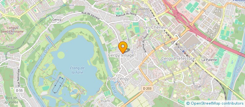 localisation de l'entreprise MONSIEUR PIERRE MULOT  PONTOISE