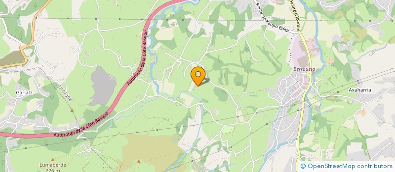 localisation de l'entreprise MONSIEUR PIERRE MUNOAGA  URRUGNE