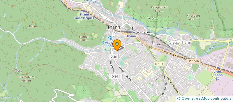 localisation de l'entreprise MONSIEUR PIERRE MURA  THANN