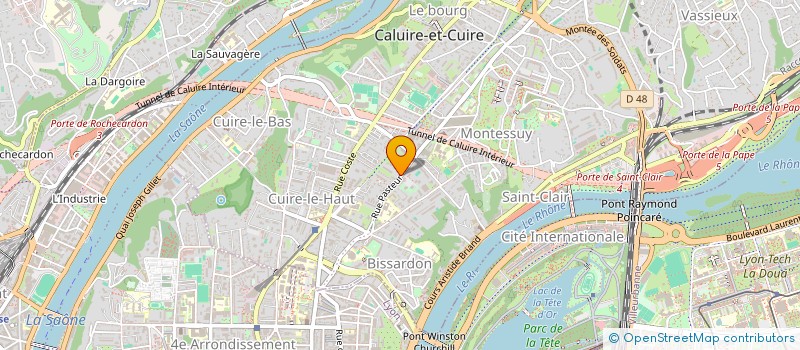 localisation de l'entreprise MONSIEUR PIERRE MURATEL  CALUIRE-ET-CUIRE