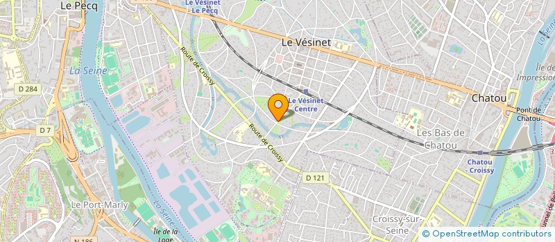 localisation de l'entreprise MONSIEUR PIERRE MUREZ  LE VESINET