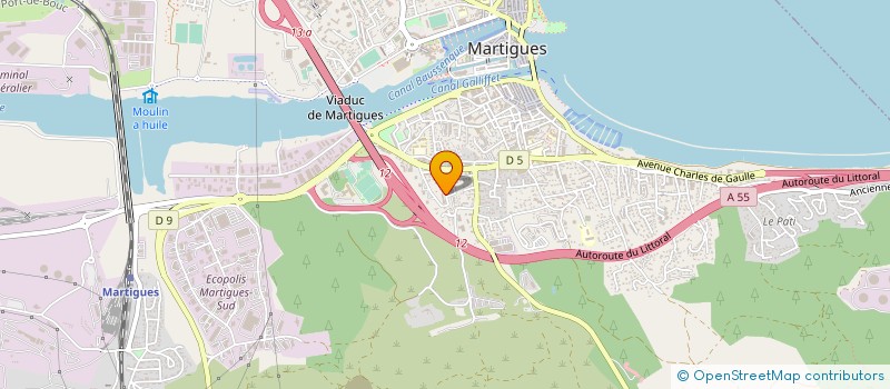 localisation de l'entreprise MONSIEUR PIERRE MUSCAT à MARTIGUES